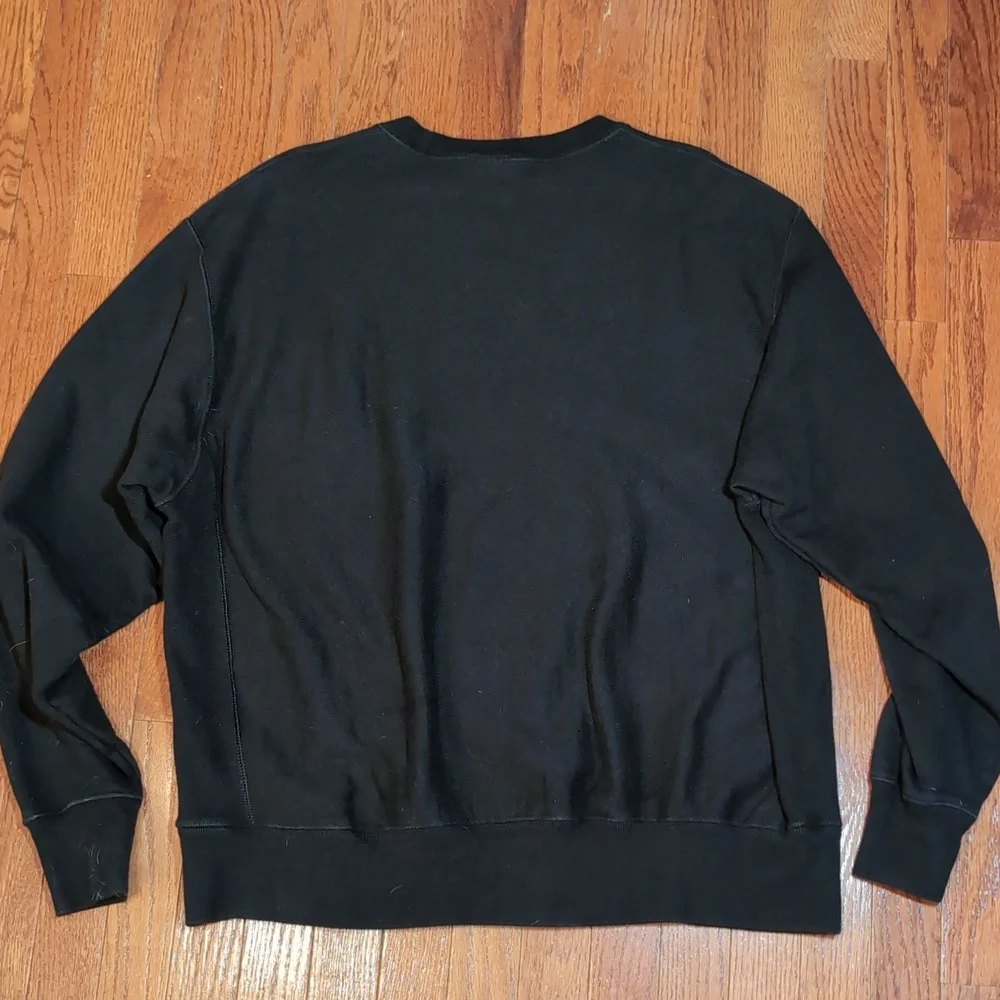 Champion Reverse Weave Crewneck Sweat Shirt Size XL Black - Picture 5 of 5